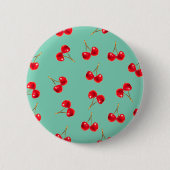 Badge Rond 5 Cm cerises vive (Devant)