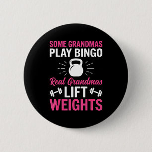 Badge Rond 5 Cm Certaines grands-mères jouent au bingo, les vraies