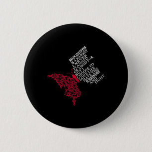 Badge Rond 5 Cm Cerveau Aneurysme Guerrier 1