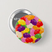 Badge Rond 5 Cm Cerveaux de gelée (Devant & derrière)