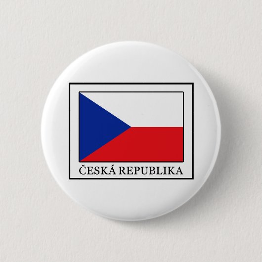 Badge Rond 5 Cm Ceska Republika (Devant)
