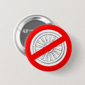 Badge Rond 5 Cm Cessez de jouer le bouton de "roues" (Devant & derrière)