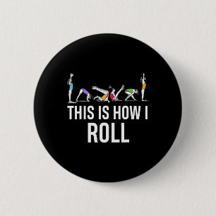 Badge Rond 5 Cm C'est ainsi que je roule Funny Cheerleading Gymnas