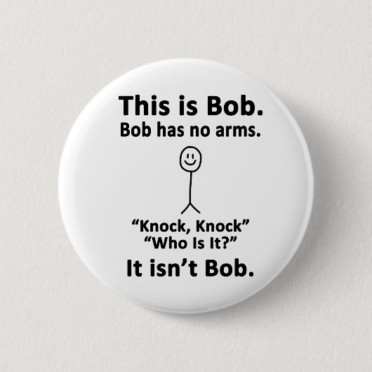 Badge Rond 5 Cm C'est Bob (Devant)