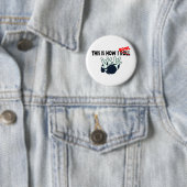 Badge Rond 5 Cm C'est comment je roule (En situation)