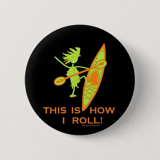 Badge Rond 5 Cm C'est comment je roule (Devant)