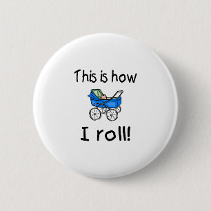 Badge Rond 5 Cm C'est comment je roule (le boguet)