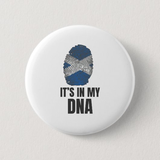 Badge Rond 5 Cm C'est dans mon ADN fier d'être de l'Écosse cadeau (Devant)