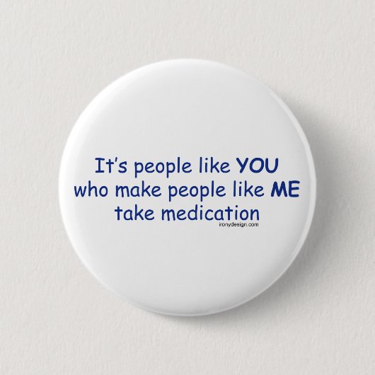 Badge Rond 5 Cm C'est des gens comme vous (Devant)