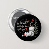Badge Rond 5 Cm C'est la période la plus merveilleuse de l'année B (Devant & derrière)