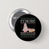 Badge Rond 5 Cm C'est la période la plus merveilleuse de l'année d (Devant & derrière)