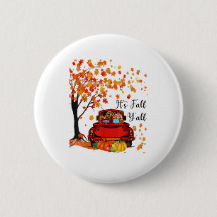 Badge Rond 5 Cm C'est l'Automne À Tous Grosse Citrouille Léopard S