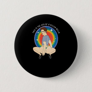 Badge Rond 5 Cm C'Est Le Cas D'Un Tueur