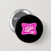 Badge Rond 5 Cm C'est le temps du lac (Devant & derrière)