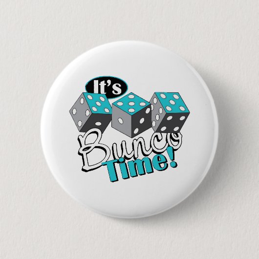 Badge Rond 5 Cm C'est l'heure de Bunco ! (Devant)