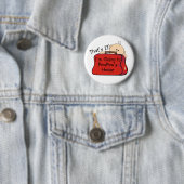 Badge Rond 5 Cm C'est lui papaye (En situation)