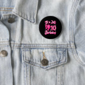 Badge Rond 5 Cm C'est ma poupée 10e anniversaire fille 10 ans Anni (En situation)