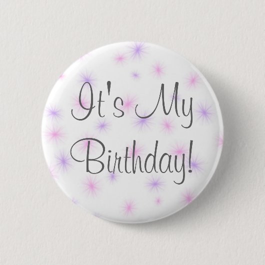 Badge Rond 5 Cm C'est mon anniversaire ! (Devant)