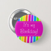 Badge Rond 5 Cm C'est mon anniversaire ! (Devant & derrière)