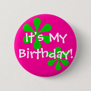 Badge Rond 5 Cm C'est mon anniversaire !