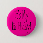 Badge Rond 5 Cm C'est mon anniversaire ! (Devant)
