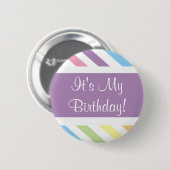 Badge Rond 5 Cm C'est mon anniversaire ! (Devant & derrière)