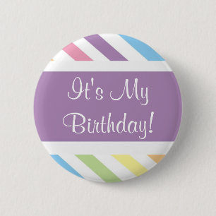 Badge Rond 5 Cm C'est mon anniversaire !