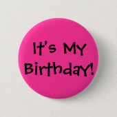 Badge Rond 5 Cm C'est mon anniversaire ! (Devant)