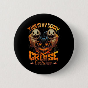 Badge Rond 5 Cm C'Est Mon Costume De Croisière Scandaleux Devil Gh