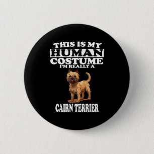 Badge Rond 5 Cm C'est Mon Costume D'humain Je Suis Réellement Un C