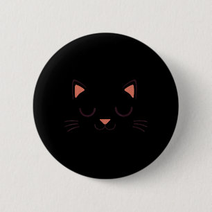 Badge Rond 5 Cm C'est mon déguisement d'humain Je suis un chat Cha