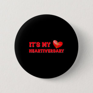 Badge Rond 5 Cm C'est mon Heartiversary Sensibilisation aux maladi