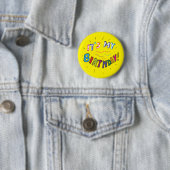 Badge Rond 5 Cm C'est mon insigne d'anniversaire (En situation)