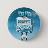 Badge Rond 5 Cm C'est mon joyeux anniversaire / Bouton Pinback (Devant)