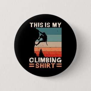 Badge Rond 5 Cm C'est mon maillot d'escalade Cadeau grimpeur de mu