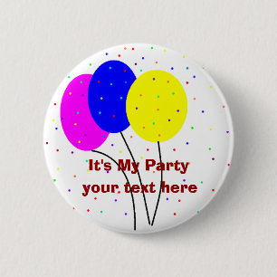 Badge Rond 5 Cm C'est mon parti,