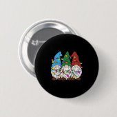 Badge Rond 5 Cm C'est parfait Tout est beau Gnome Noël Lumière (Devant & derrière)