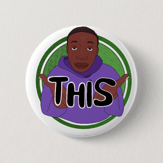 Badge Rond 5 Cm C'est simple (Devant)