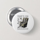 Badge Rond 5 Cm C'est sur Ckorder Pharmacy Tech Skeleton C'est Ck (Devant & derrière)