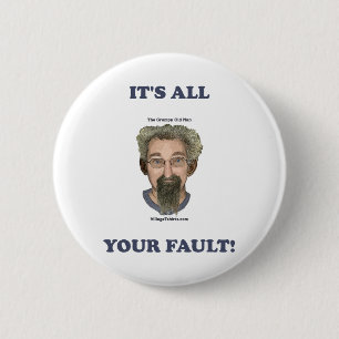 Badge Rond 5 Cm C'est tout votre défaut