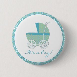Badge Rond 5 Cm C'est un bouton de garçon