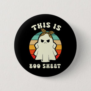 Badge Rond 5 Cm C'Est Un Costume D'Halloween Fun Lazy En Feuille D