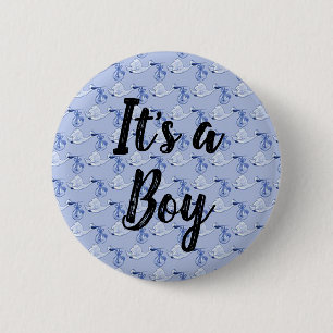 Badge Rond 5 Cm C'est un garçon