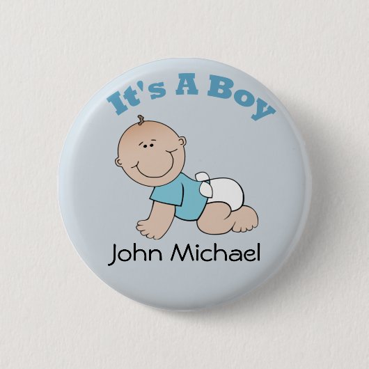 Badge Rond 5 Cm C'est un petit bouton (Devant)