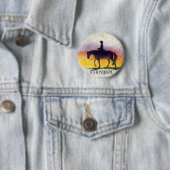 Badge Rond 5 Cm C'est un plaisir (En situation)