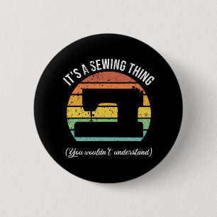 Badge Rond 5 Cm C'est une couture