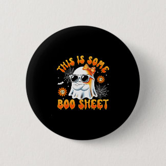 Badge Rond 5 Cm C'est une feuille de boo fantôme arc halloween fem