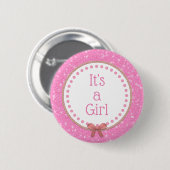 Badge Rond 5 Cm C'est une fille (Devant & derrière)