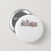 Badge Rond 5 Cm Cet Arbre De Noël De Saison (Devant & derrière)