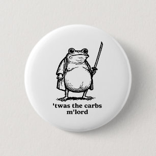 Badge Rond 5 Cm C'Était Tism Mlord Chevalier Médiéval Fat Samurai 